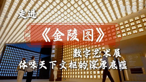 文化中国行 走进“金陵图”数字艺术展，体味天下文枢的深厚底蕴